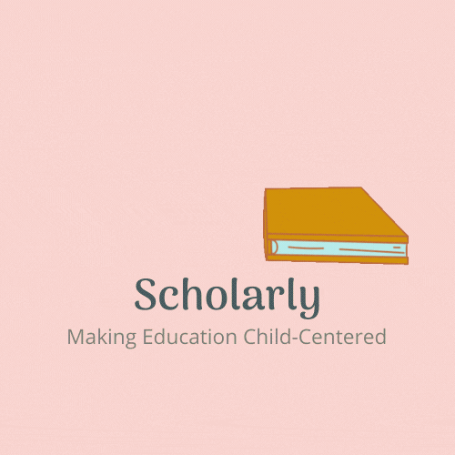 Scholarly's logo: GIF containing an opening book. Making Education Child-Centered
